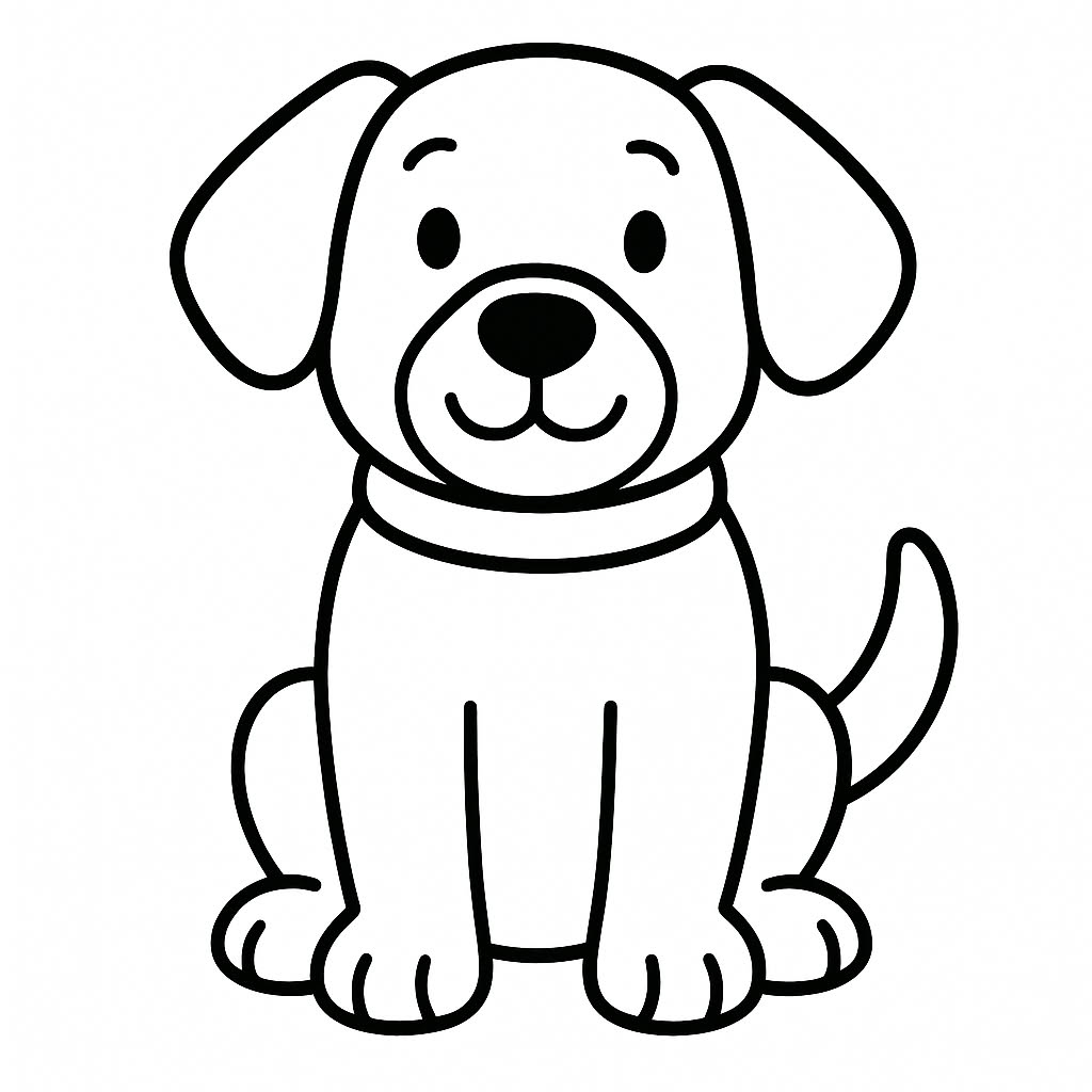 AI coloring page