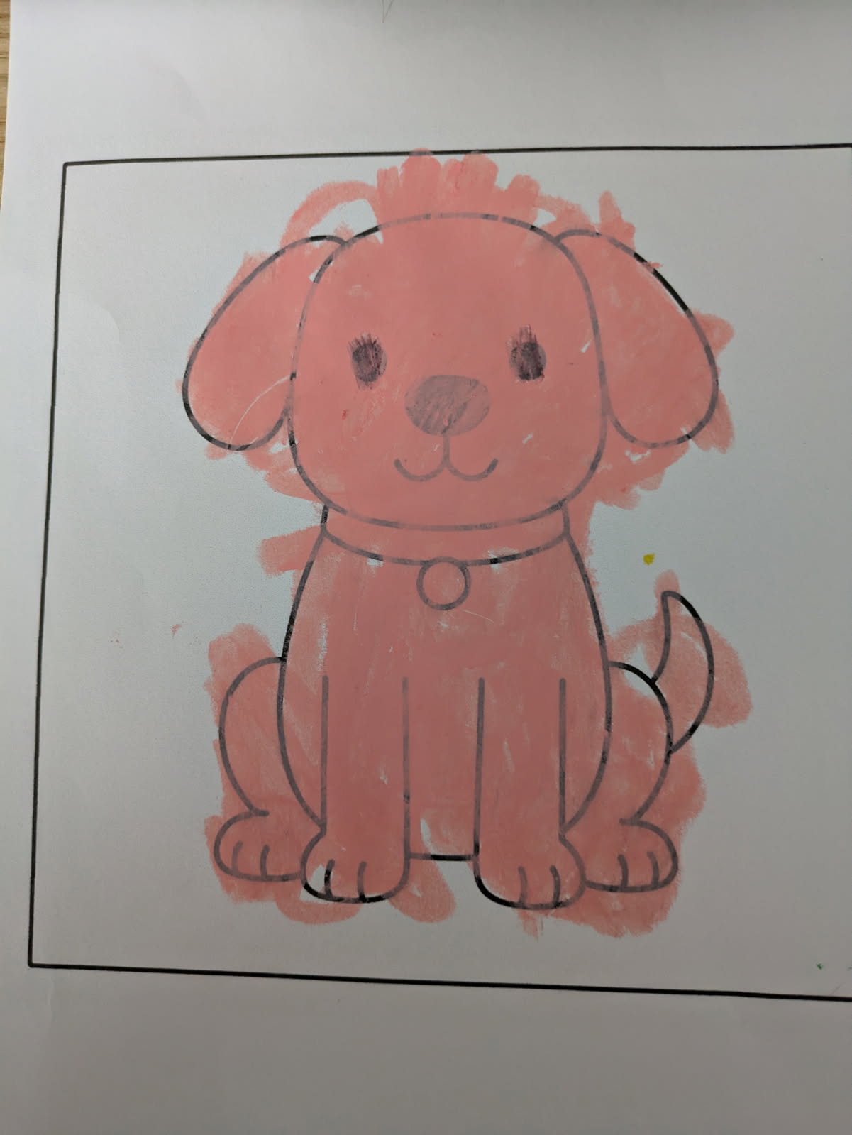 AI coloring page